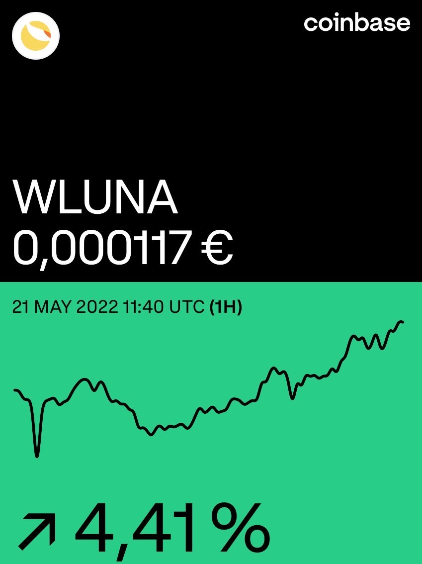 bitviajeros's tweet photo. Wrapped LUNA Token en @Coinbase: https://t.co/0iOEfWnlvs $wluna #coinbase #kucoin #polinex #binance #magn1979🧉🙋🏻♂️📈💯 https://t.co/9xARa06Xr9