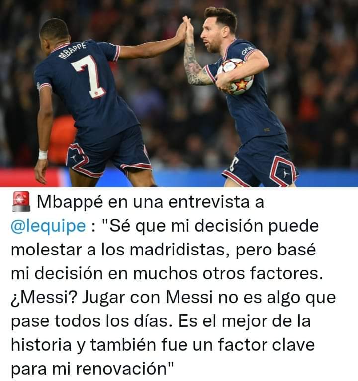 Jugar con Messi >>>>> jugar en el Real Madrid.