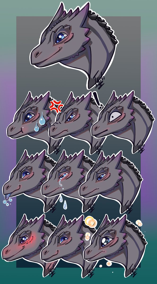 TheRealZtarli's tweet photo. Here are some dragon emojis I made for my Day of Dragons Clans discord. I learnt a lot about making emojis while making them XD
#shadowscale #DayofDragons #dragons https://t.co/C6OGR02dBr