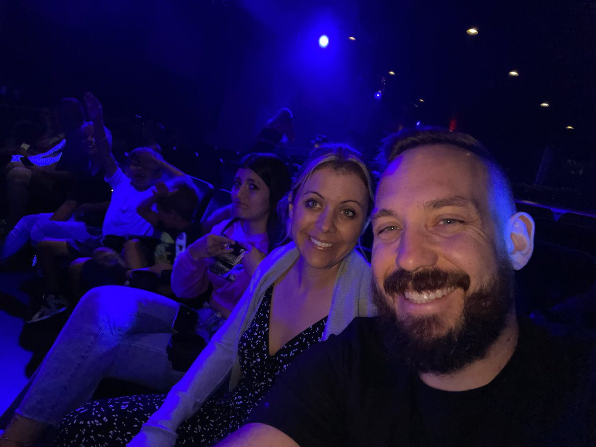 Hitting up the Blue Man Group with the fam in #LasVegas, greatest city in the world.