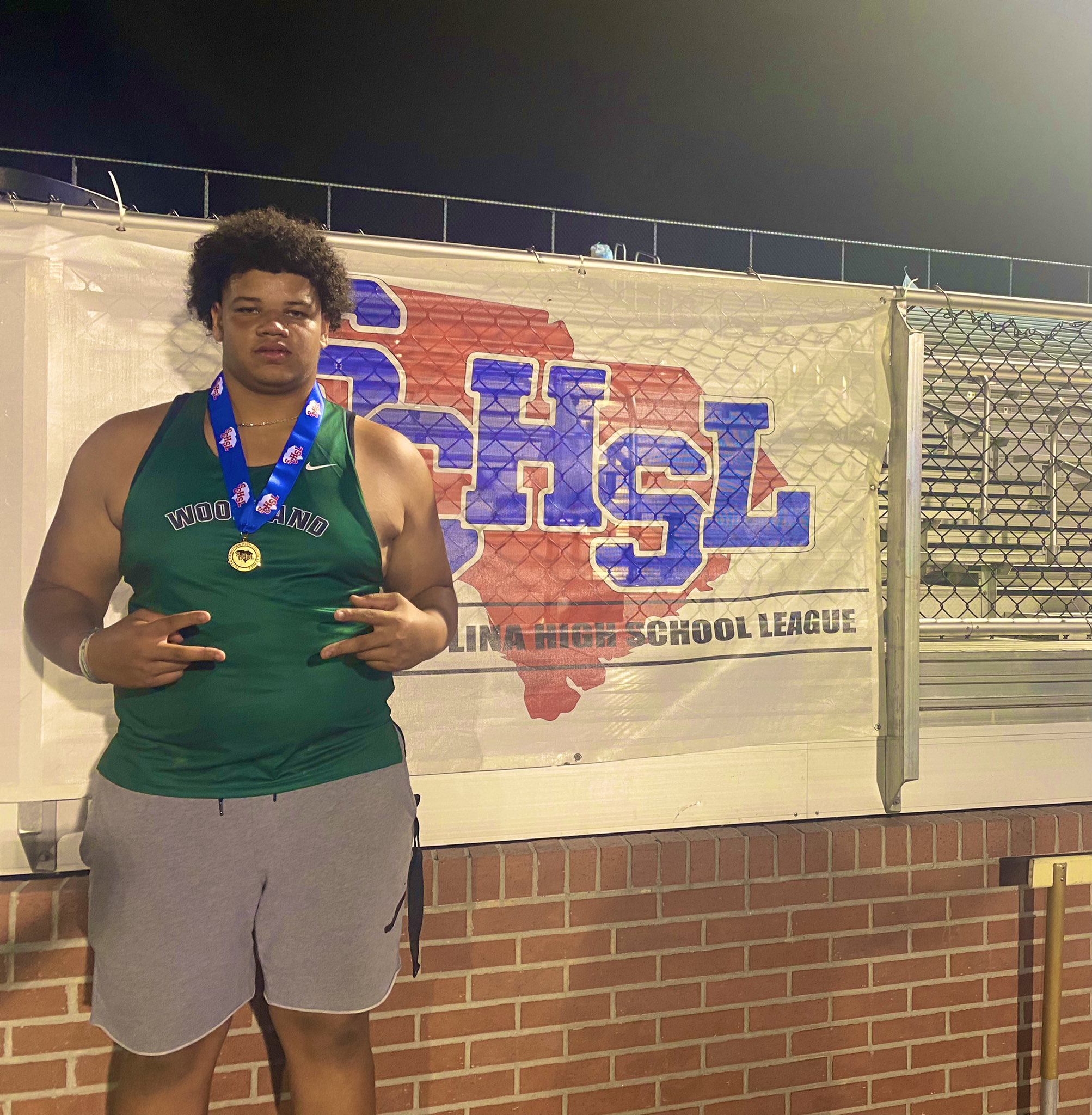 Woodland High School Athletics - SC on X: Kam Pringle is a State Champion  as a Sophomore! 1st Place 🥇 Boys Shot Put 47-2.75 5th place Boys Discus 134-4  PR 2022 2A