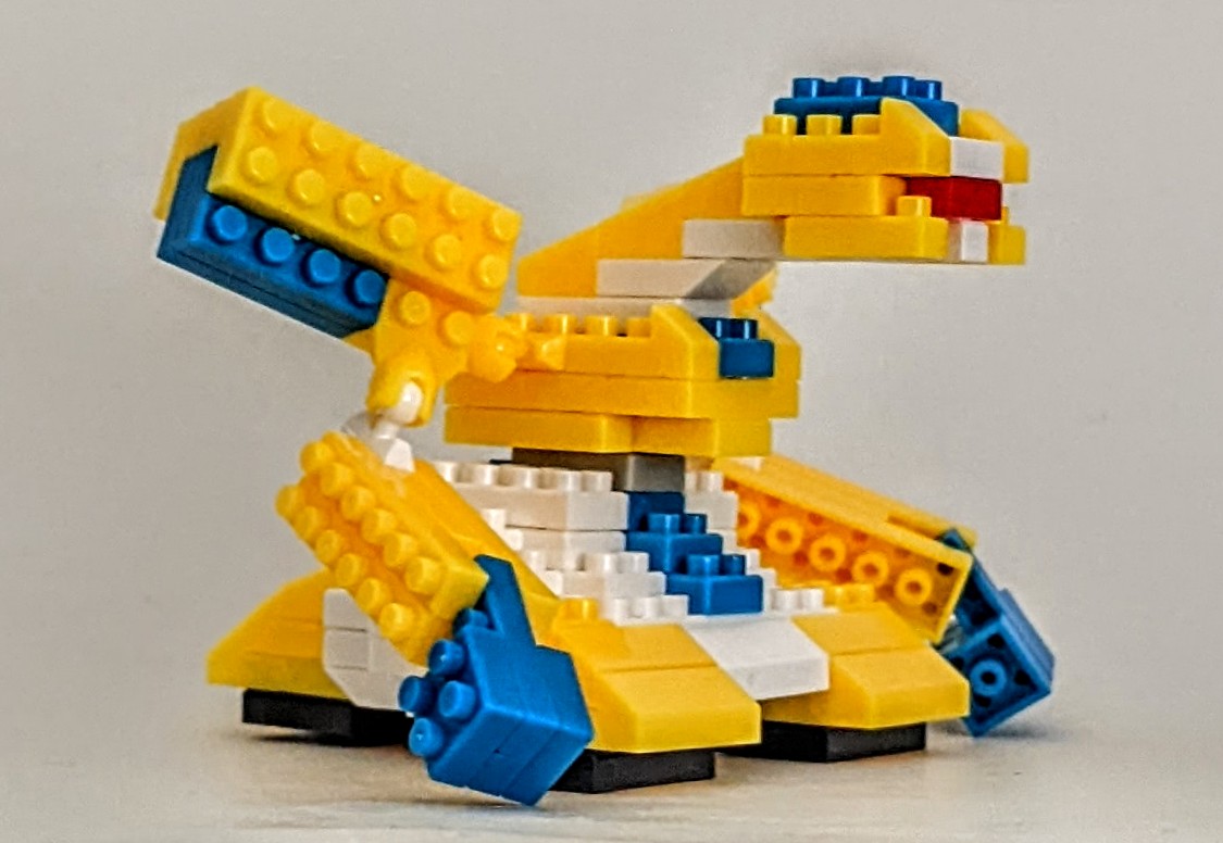 4lVZQrQbACMiyBw's tweet image. BRA00　ランドブラキオ 
史上最大級の草食恐竜とされる
ブラキオサウルス型メダロット
#メダロット　#メダロットs
#Medabots 　 #プチブロック