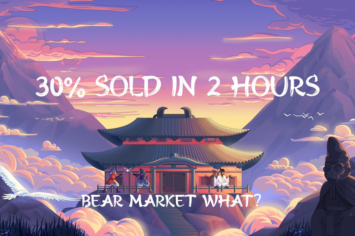 Japanese_BAPES's tweet photo. 30% SOLD OUT IN 2 HOURS IN A BEAR MARKET

HOW ABOUT THAT?

JBAS FAM WE ARE GOING TO THE MOON 🚀 https://t.co/ZtqC6yXYav