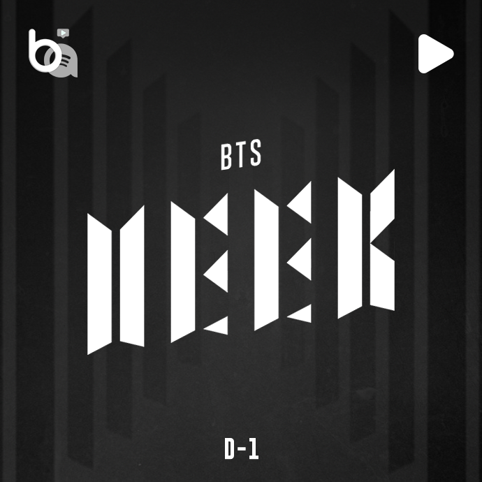 𝐁𝐓𝐒𝐖𝐄𝐄𝐊 | D1

🗓️ Início D1: 21/05 às 21hs (HB) 
🗓️ Fim D1: 22/05 às 21hs (HB)

🎵 Músicas do dia:
No More Dream, We Are Bulletproof Pt.2 e N.O

🔁 5K RTS
💟 5K likes

Abra a thread para instruções e links ↓