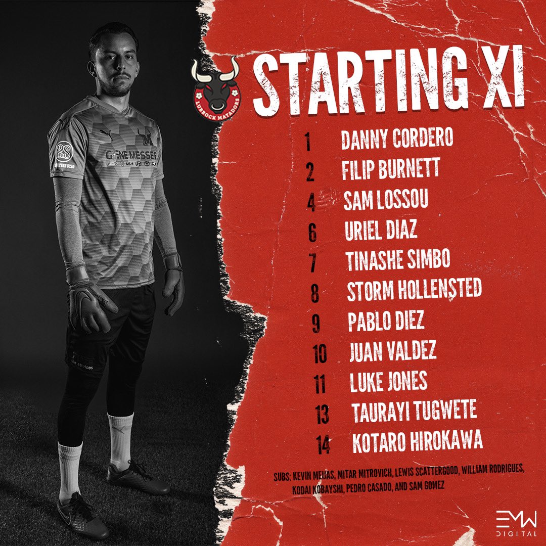 LubbockMatadors's tweet photo. STARTING XI 🐂⚽️ https://t.co/d3DjhTiRi2