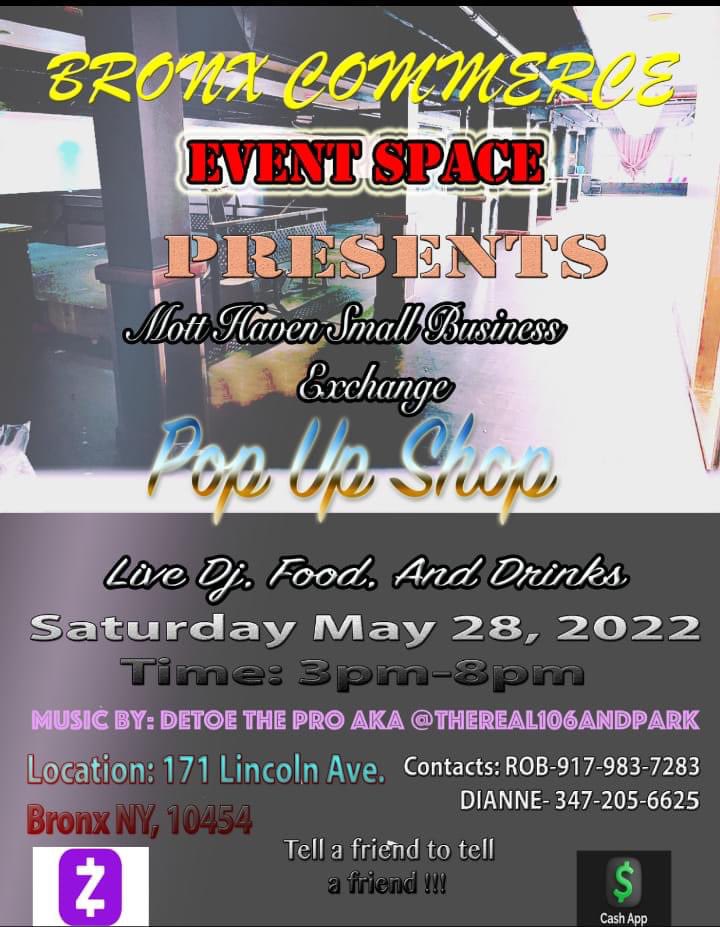 ShaiClusters's tweet photo. Friends &amp; Family, You’re invited to join @ShaiClusters at Mott Heaven Small Business Exchange on 05/28/2022, 3pm - 8pm. Come check out everything that’s available to you. Location: 171 Lincoln Ave, Bronx NY 10457. Hope to see you all there. #SupportSmallBusiness #ShaiClusters https://t.co/2WolrWaR7Q