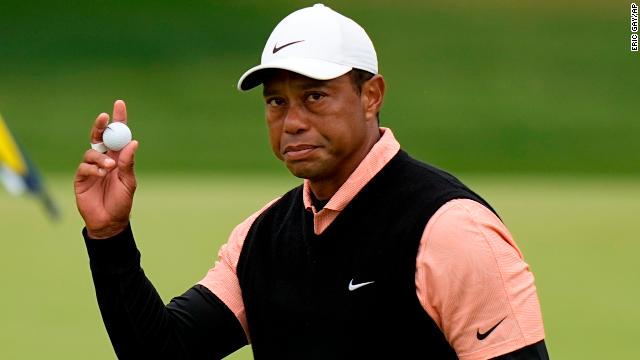 cnnbrk's tweet photo. Tiger Woods withdraws from the PGA Championship after shooting his worst-ever score in the tournament https://t.co/AOzYPCxDRf https://t.co/Y0o3Ak6iMt