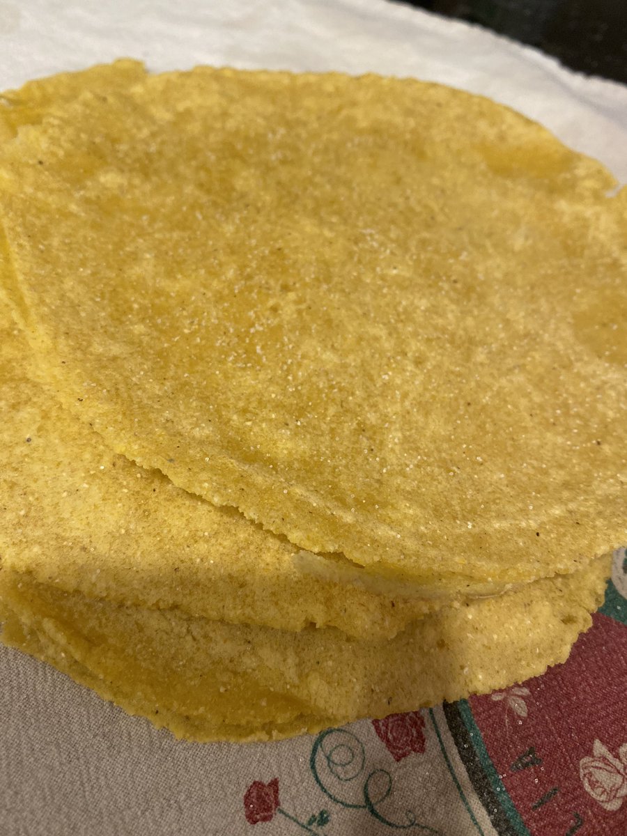 Tonight we decided to make a homemade Mexican feast! Homemade corn tortillas, tomatillo and chile de arbol salsa, and fish with a guajillo/chile/citrus sauce.