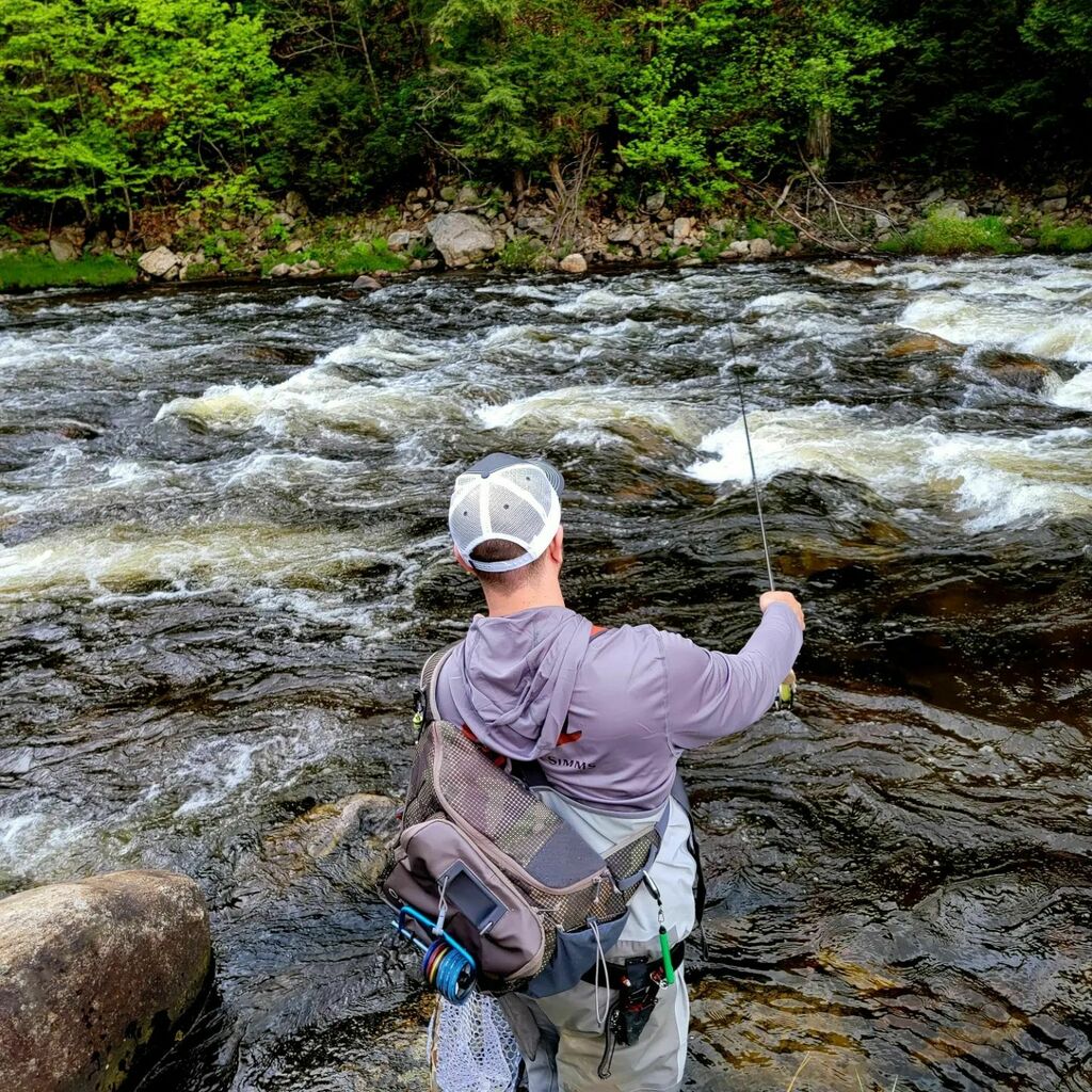 PaulsGuide's tweet photo. @hudsonvalley_onthefly  Getting it done today on the West Branch Ausable.  Lets see what tomorrow brings, hopefully less heat.

#echoflyfishing #paulsguideservice #euronymphing #ausable #trout #flyfishing https://t.co/JUXTbTRluj https://t.co/BaSn2QNF34