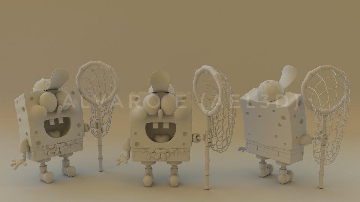 3D SpongeBob by me.
#3dsMax #SpongeBob