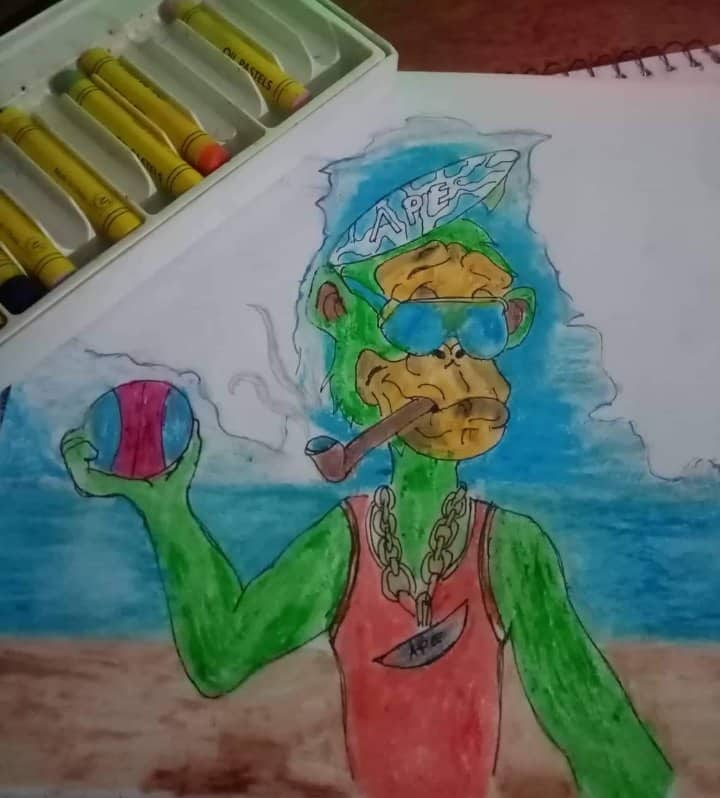 SulpicioCabasag's tweet photo. @VALHALLA__LABS @trippinapes my hand drawing art https://t.co/rg6U7jO1mB