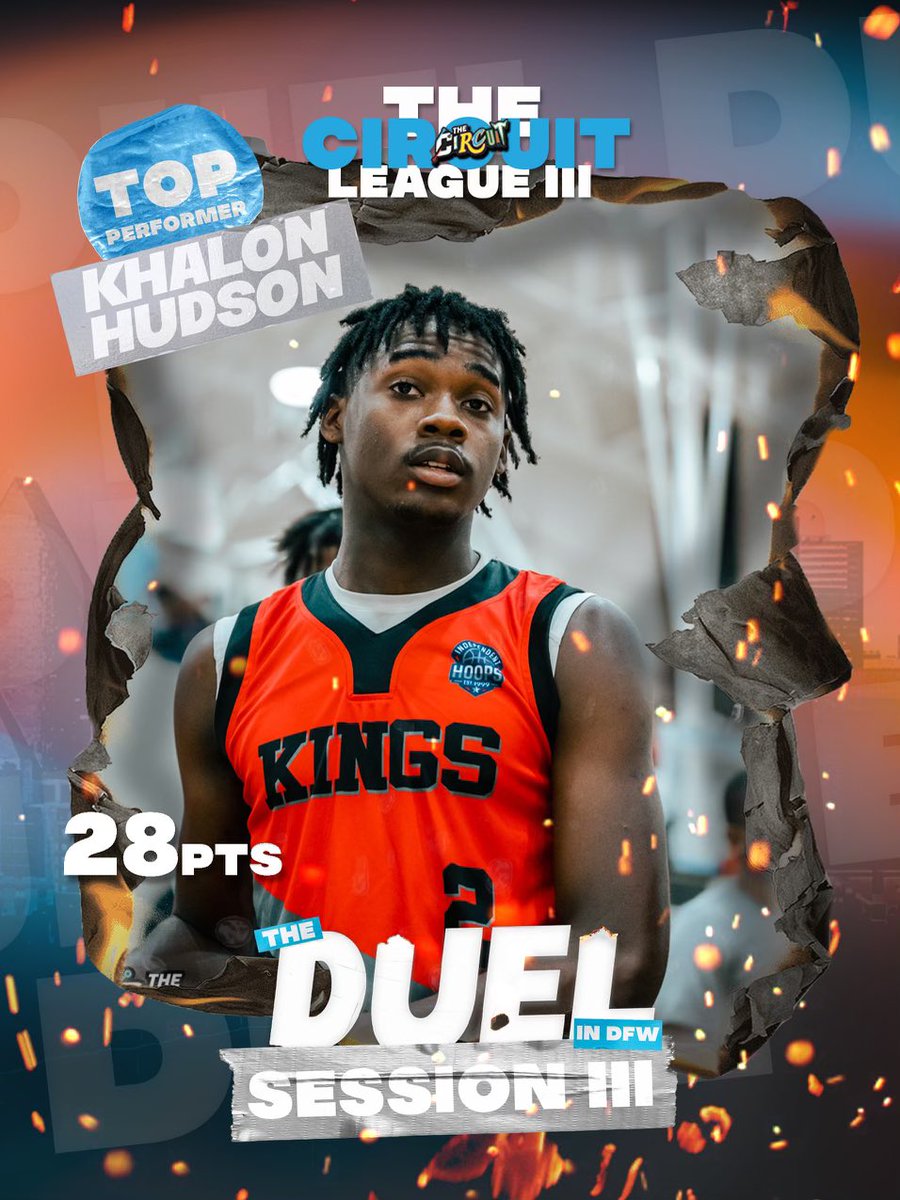 The Circuit League III: #DuelInDFW Top Performers 💯

2023 Khalon Hudson // Southern Kings (GA)

<a href="/KhalonHudson/">Khalon Hudson</a> <a href="/SKGBBALL/">Southern Kings Basketball</a>