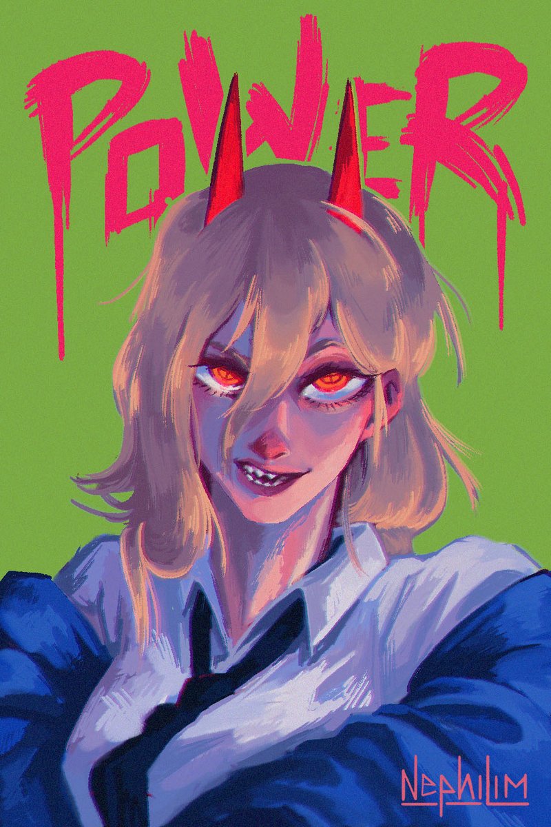 Nefilimfreckles's tweet photo. Grovel humans, my name is POWER

#チェンソーマン 
#chainsawman https://t.co/hN1GpwWTa0