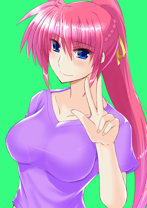 クリスタ練習台シグナム姉さん☆
ピース!
おっぱい! 