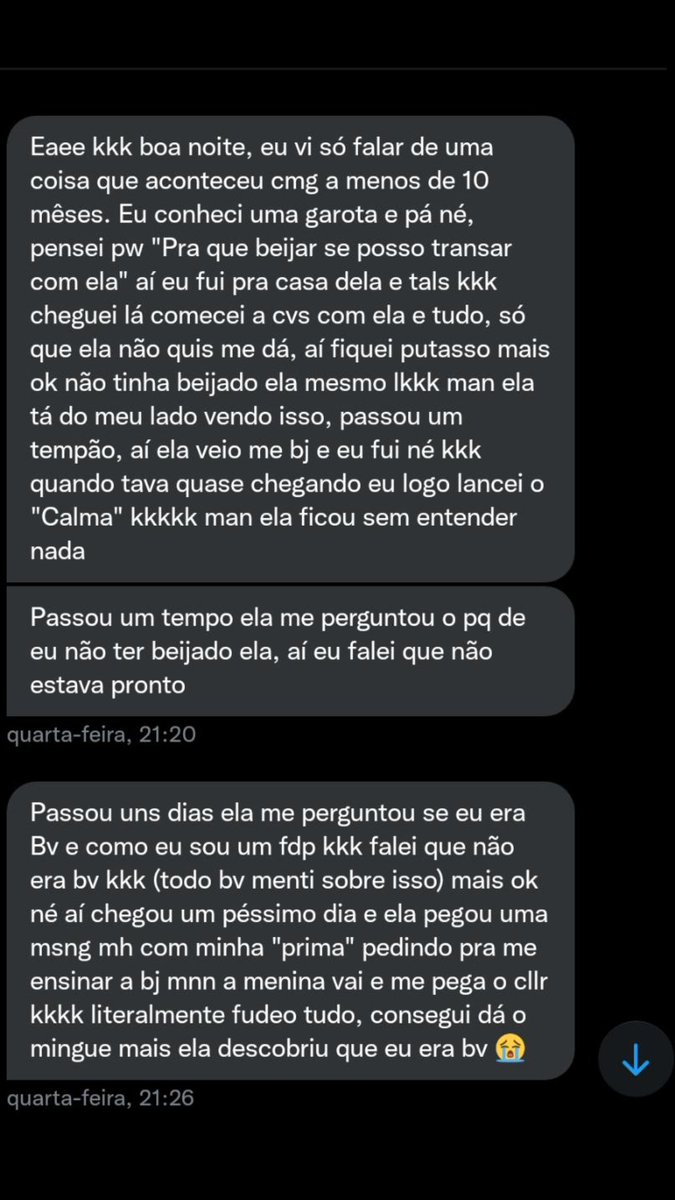 Perdeu_obv's tweet photo. "pra q beijar se posso transar com ela" https://t.co/3LsvnLkiNp