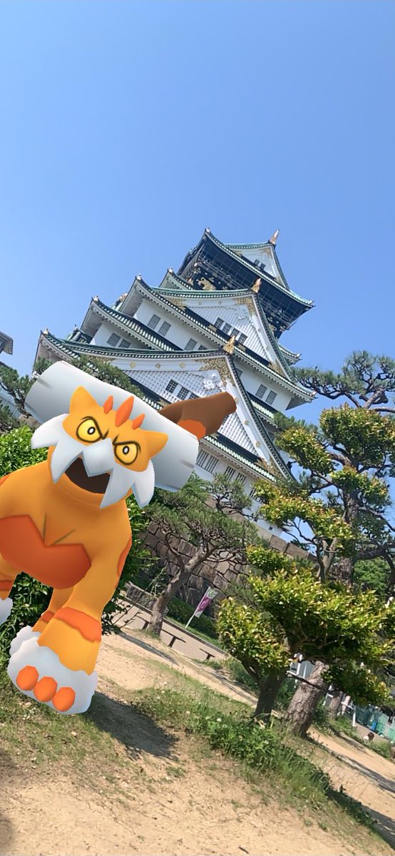 yutamon79's tweet photo. 大阪城！ https://t.co/xLW2WqsWQy