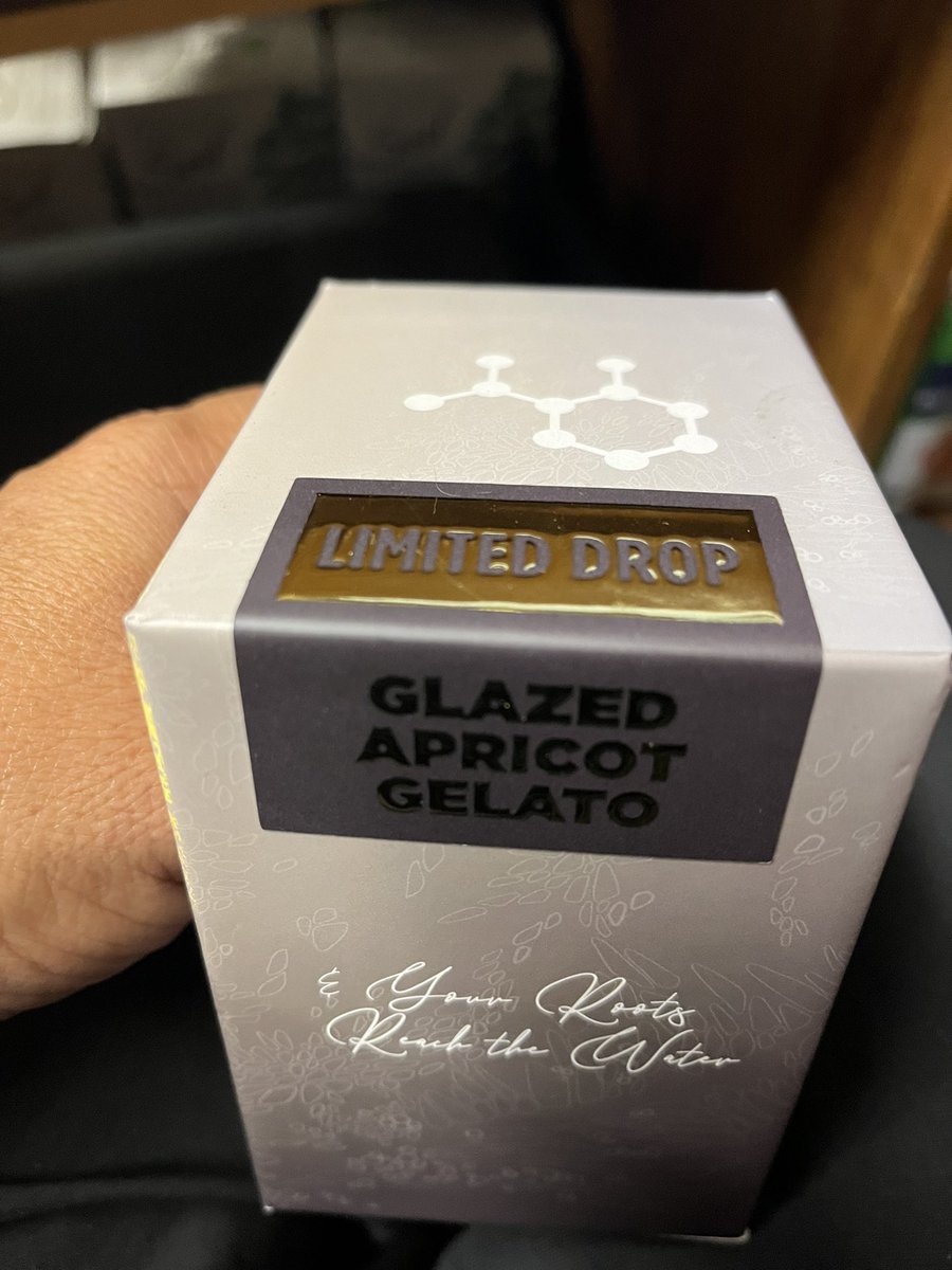 AlexGSoCal's tweet image. And…..transitioned to #thcdesign Glazed Apricot Gelato Limited Drop. #Mmemberville #thcdesign