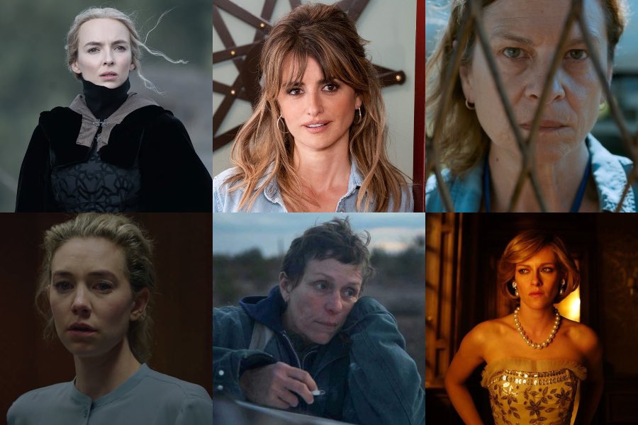 ButacaK's tweet photo. Nominadas a mejor actriz principal en los #PremiosButacaK 2021:
#JodieComer por El último duelo
#PenelopeCruz por Madres paralelas
#JasnaDjuricic por Quo vadis, Aida?
#VanessaKirby por Fragmentos de una mujer
#FrancesMcDormand por Nomadland
#KristenStewart por Spencer

¿Favorita? https://t.co/aF179kaWxd