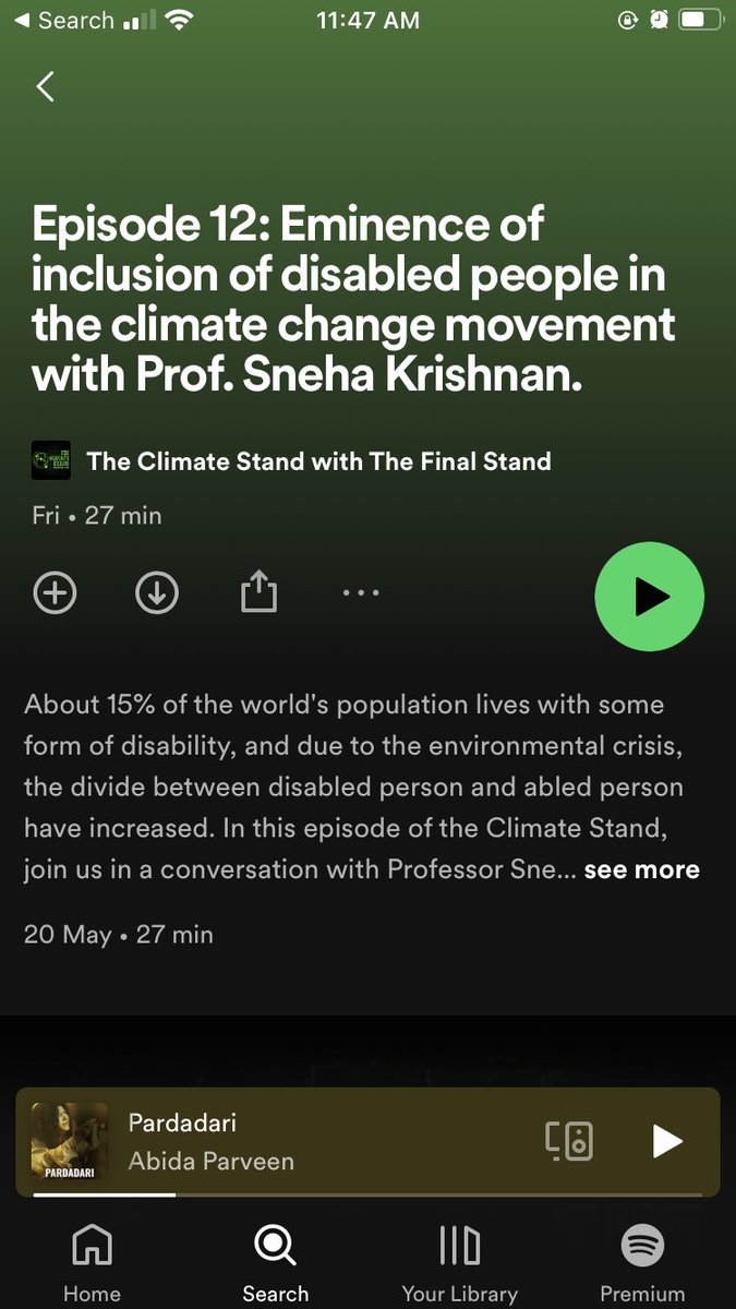 JguJses's tweet image. Prof Dr Sneha Krishnan @snek87 throws light on #inclusion of persons living with disabilities in policies related to #environment and disaster risk reduction #drr in a podcast interview with @TheFinalStandIN Check out the episode 

open.spotify.com/episode/0bDBjt…