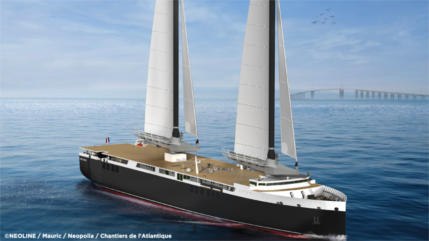 FrenchTechSNLBP's tweet photo. [#Veille] 🌊 Des nouvelles via @lalettreapi du projet @NeolineOnline (changement d'armateur en cours) et des informations complémentaires sur le gréement choisi : la solution #SolidSail issue des Chantiers de l'Atlantique #BlueTech
➡️ https://t.co/TMA28ZYSVU (article ouvert) https://t.co/wnEckVuy2q