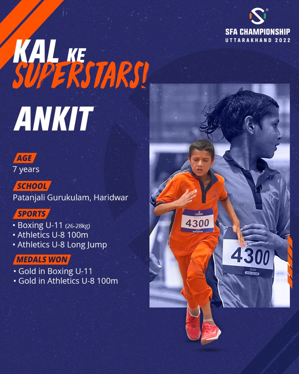 sfanow's tweet photo. Humare superstars thhe itne bright,
They outshone others with their might! π
#SFAUK #SFA #IndianSports #AbJeetegaIndia #WhyStopPlay #MultiSport #YouthSport #SportForAll https://t.co/zfRuYTb5jb