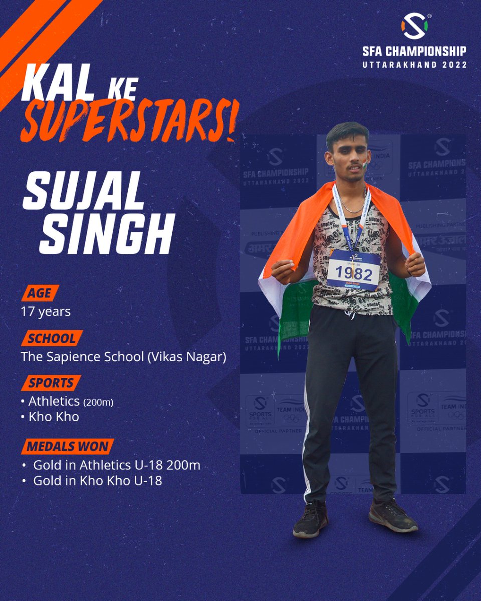 sfanow's tweet photo. Humare superstars thhe itne bright,
They outshone others with their might! π
#SFAUK #SFA #IndianSports #AbJeetegaIndia #WhyStopPlay #MultiSport #YouthSport #SportForAll https://t.co/zfRuYTb5jb