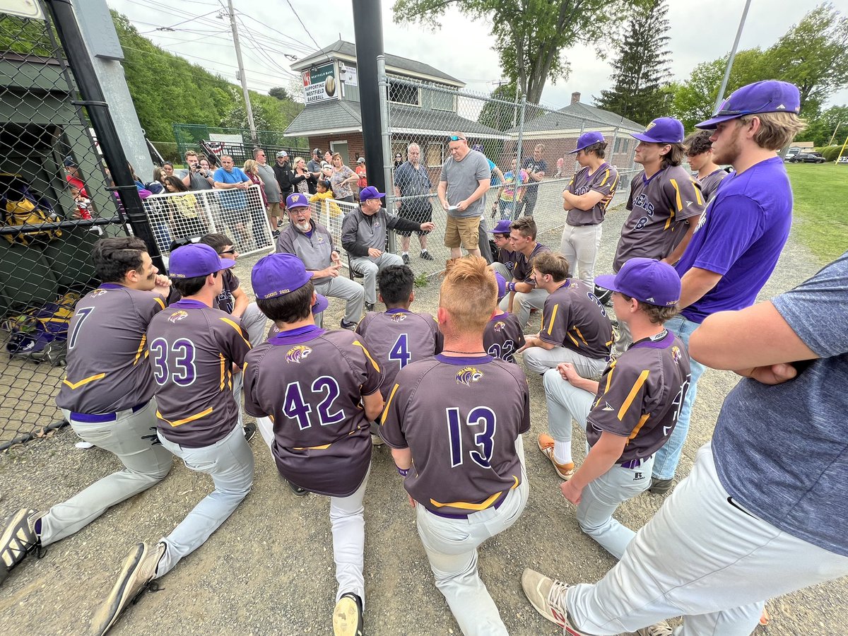 WTABaseball's tweet photo. We wrapped up our regular season Friday win a win over SICS.  Fun season.  WMass Class C Tournament starts Monday at Frontier.  #PostSeason #7Seed #KeepRolling #GoTigers https://t.co/OMADMbOmIn