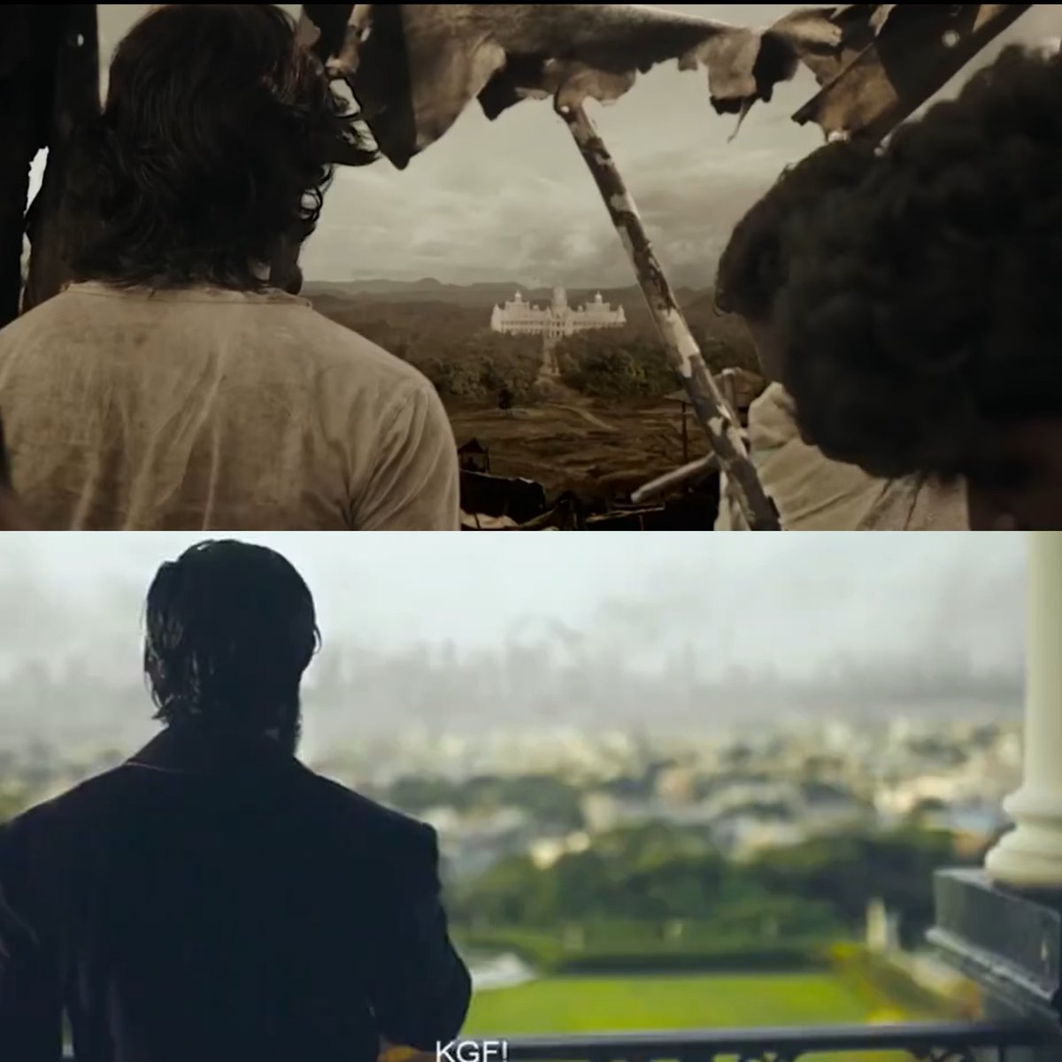 DexterM00766695's tweet photo. A view from both perspectives.
#KGF2 #KGFChapter2 https://t.co/C7WMSkJI66