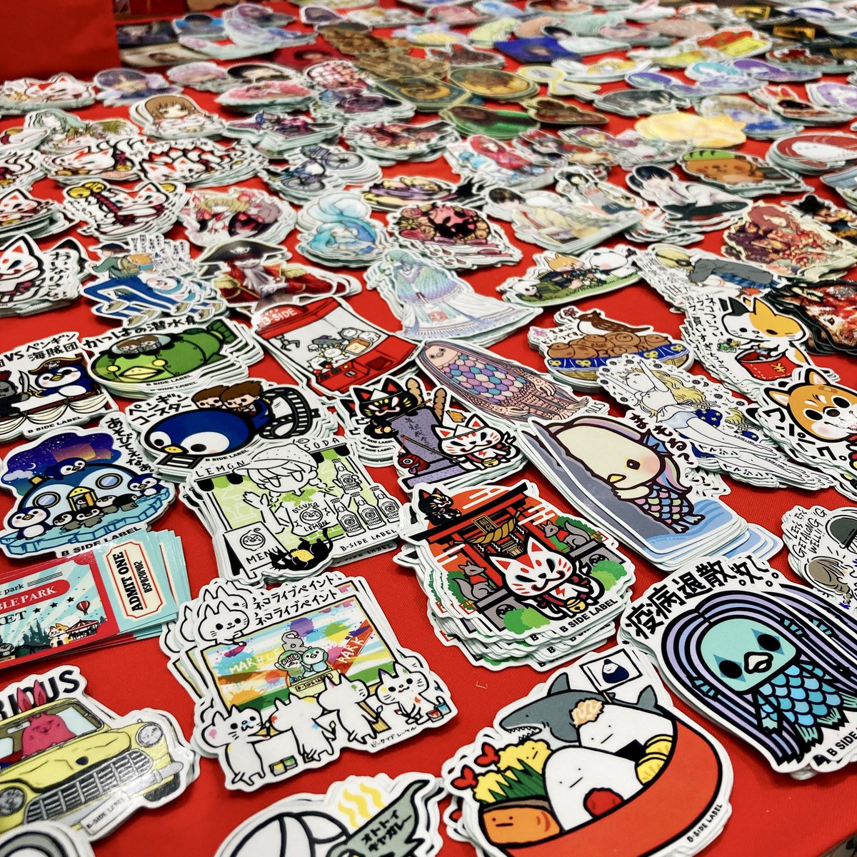 ステッカー屋 B-SIDE LABEL on X