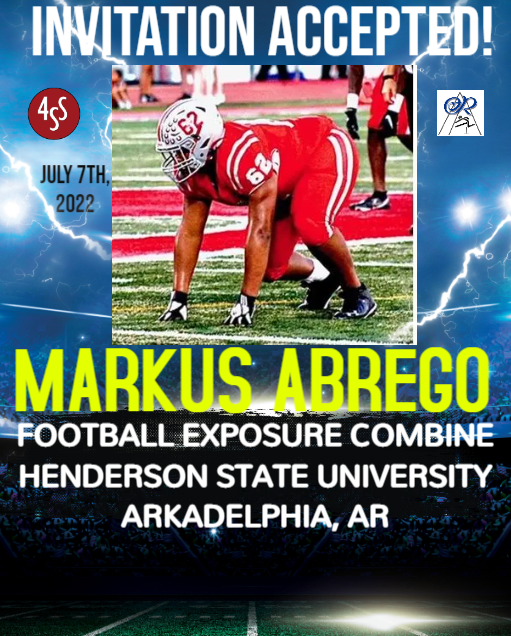 4 State Sports (@4statesports1) on Twitter photo We are excited to announce that <a href="/MarkusAbrego/">Markus Abrego</a>, a '23 DL from <a href="/LBBroncoFB/">Lake Belton HS Football</a> (TX) has accepted our invitation to compete in the College Football Exposure Combine at <a href="/ReddiesFB/">Henderson State Football</a> on 7/7! <a href="/CruFootball/">UMHB Football🏈</a> <a href="/LyonHBC/">Chris Douglas 🏈</a> @SAGU_Football <a href="/WeevilFootball/">UAM Football</a> <a href="/SavageStormFB/">Savage Storm Football</a> @ATUFOOTBALL <a href="/ucobronchofb/">UCO Football</a> We are excited to announce that <a href="/MarkusAbrego/">Markus Abrego</a>, a '23 DL from <a href="/LBBroncoFB/">Lake Belton HS Football</a> (TX) has accepted our invitation to compete in the College Football Exposure Combine at <a href="/ReddiesFB/">Henderson State Football</a> on 7/7! <a href="/CruFootball/">UMHB Football🏈</a> <a href="/LyonHBC/">Chris Douglas 🏈</a> @SAGU_Football <a href="/WeevilFootball/">UAM Football</a> <a href="/SavageStormFB/">Savage Storm Football</a> @ATUFOOTBALL <a href="/ucobronchofb/">UCO Football</a>