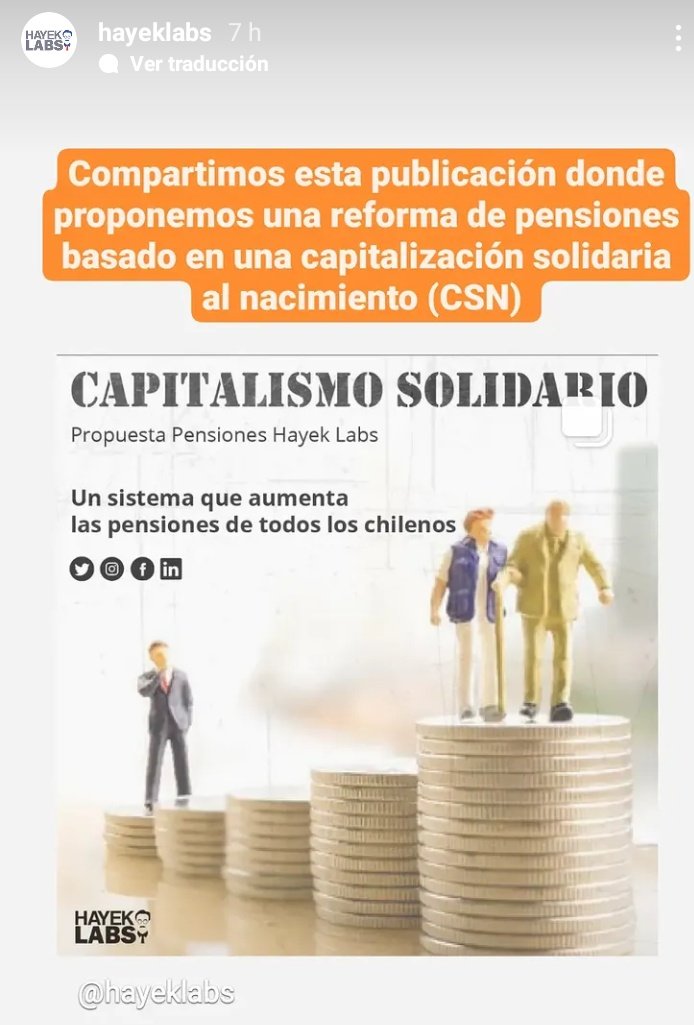 aidesoleina's tweet photo. @HayekLabs @elchicoafp No se si habrán hecho mas pero podrían repetirlo, no al sistema de reparto si al sistema de capitalización al nacer esto debe ser masivo es una gran propuesta https://t.co/xxVM2o7NpV