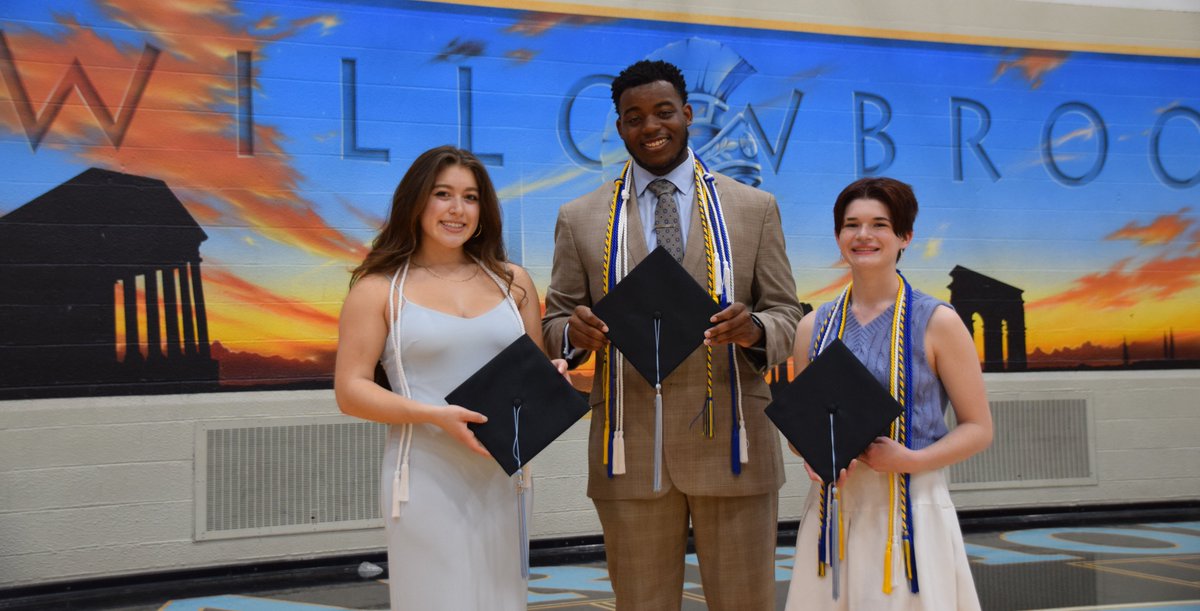 On May 22, <a href="/WillowbrookHS1/">Willowbrook HS</a> seniors Regina Brisbois, Eric Veal Jr. and Penelope DelValle will address nearly 500 of their classmates as the student graduation speakers during Willowbrook’s 63rd commencement ceremony. Read more at dupage88.net/site/page/14921.