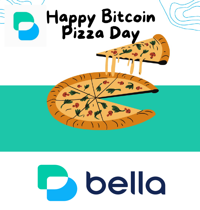BellaProtocol's tweet photo. 🥳Happy #BitcoinPizzaDay2022! 🍕

We're giving away 12 free pizzas for BELLA Community!

1️⃣ RT and Follow @BellaProtocol
2️⃣ Join BELLA Telegram Channel https://t.co/gSAADR2Djq
3️⃣ Join BELLA https://t.co/Aw463Kta20 channel

📸Don’t forget to share a pic of your fav pizza.🎉 https://t.co/dNcpJomcZq