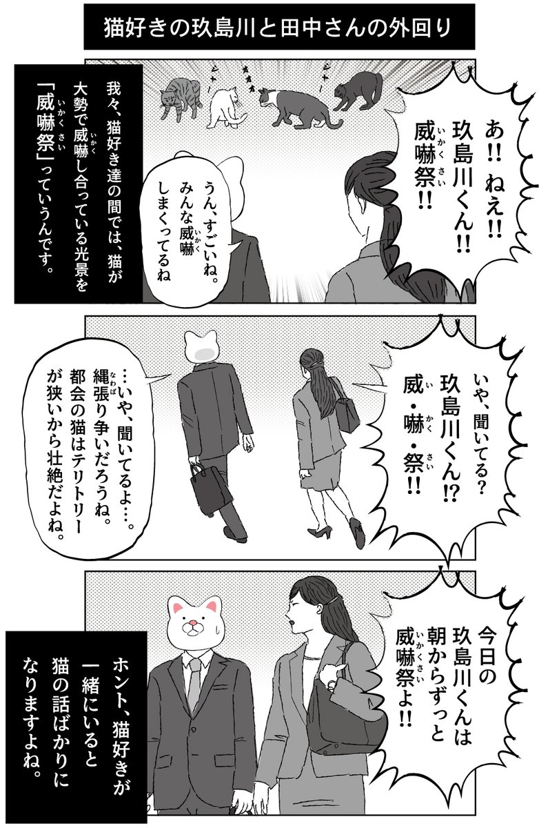 会社の猫好きの人と外回りに行くと、ついつい猫の話ばかりになっちゃいます。。 