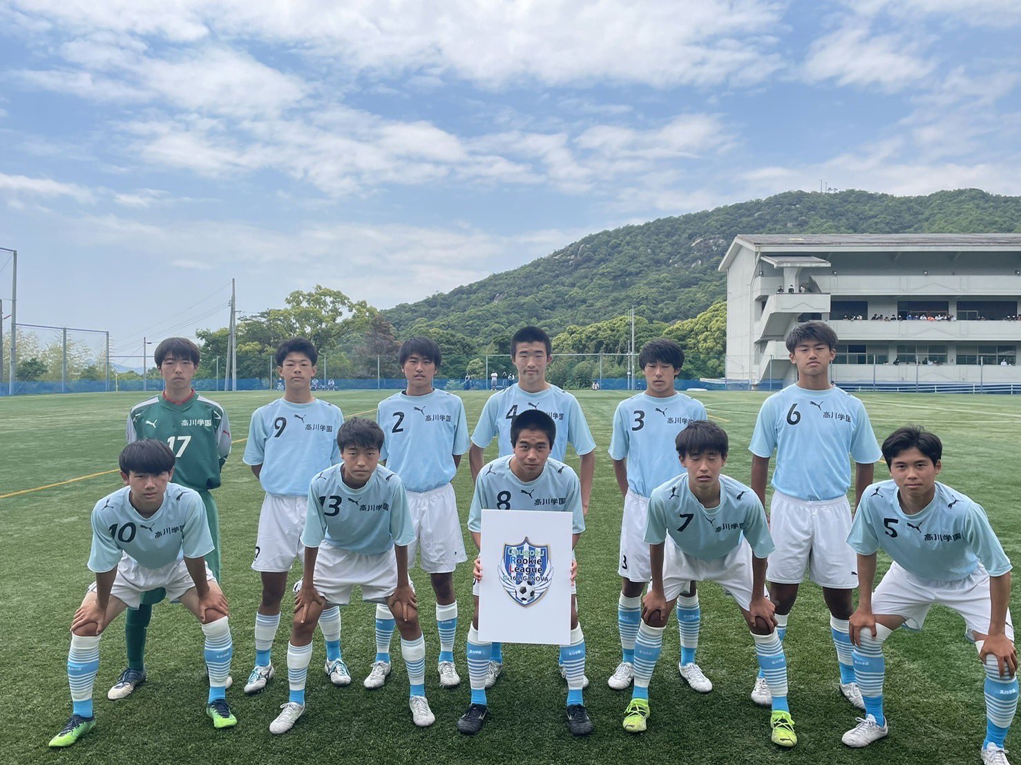 高川学園サッカー部 中国ルーキーリーグliga Nova 第3節 高川学園3ー3立正大淞南 点の奪い合いとなった一戦は 今季初のドローとなりました 2点リードで折り返しましたが 一転後半は3得点を許し苦しい展開となりました しかし 終了間際の分に