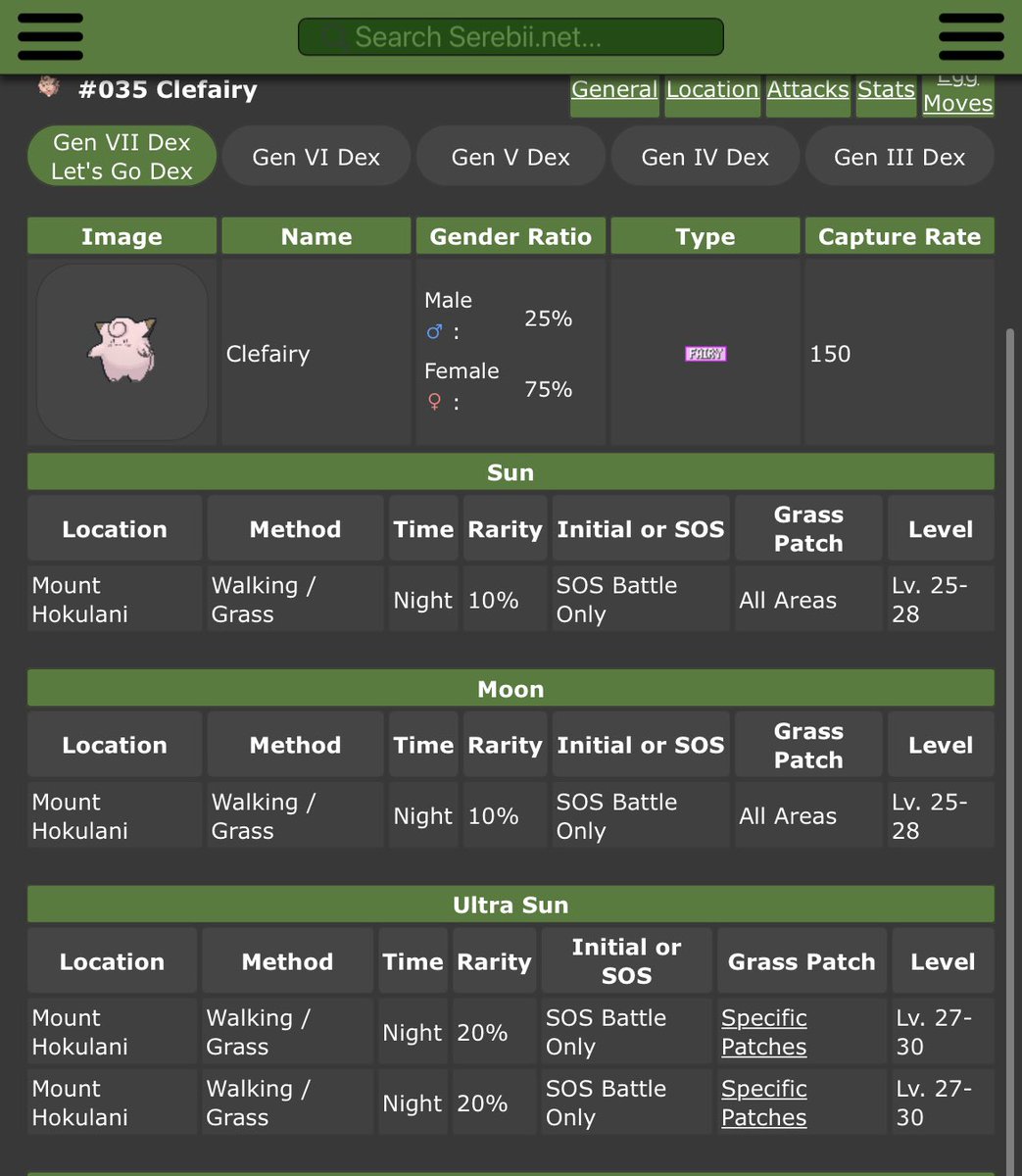 JediKush831's tweet photo. 78 SoS Encounters, 20% Chance of being called. Sending her up to PLA for my shiny living dex. #AceShinyHunters #SoSMethod #UltraSun https://t.co/wRjzUbES9J