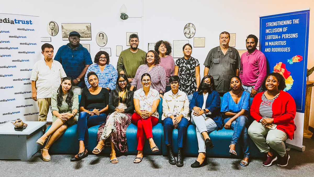 PipOlcapture's tweet photo. #LGBTQIA+ Reporting by the Media, focusing on Strengthening the inclusion and social acceptance of LGBTQIA+ persons, through policy and mindset changes, in Mauritius and Rodrigues. #IDAHOBIT2022. Funded by the #EU, with @YQA #CAEC and #TheOtherFoundation @MediaTrust_mru https://t.co/ntt1EtYaBg