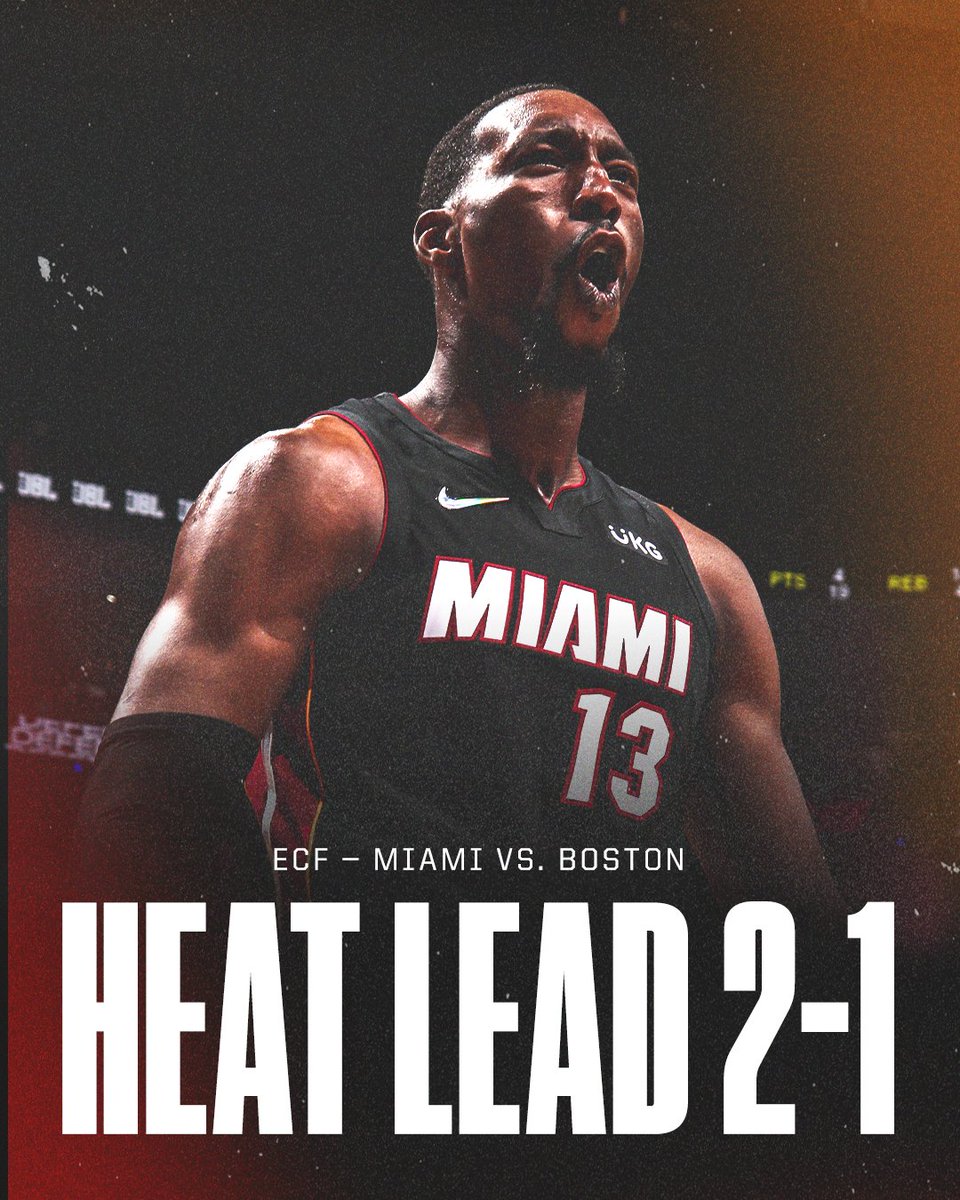 The Heat win a wild game in Boston to go up in the Eastern Conference finals ♨️