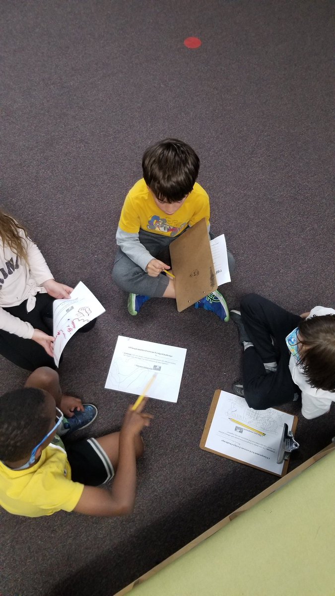 asmith_edu's tweet photo. Part of designing solutions comes from active reflection about your ideas, often facilitated through collaboration. Here students present and evaluate their "playgrounds for all" designs. #dmheights https://t.co/vIgu5pwIeu