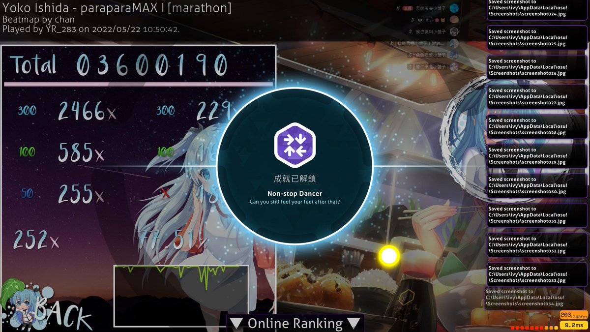 oatlack's tweet photo. 打個卡 #osu #NonstopDancer https://t.co/J5ZDPTvtLD