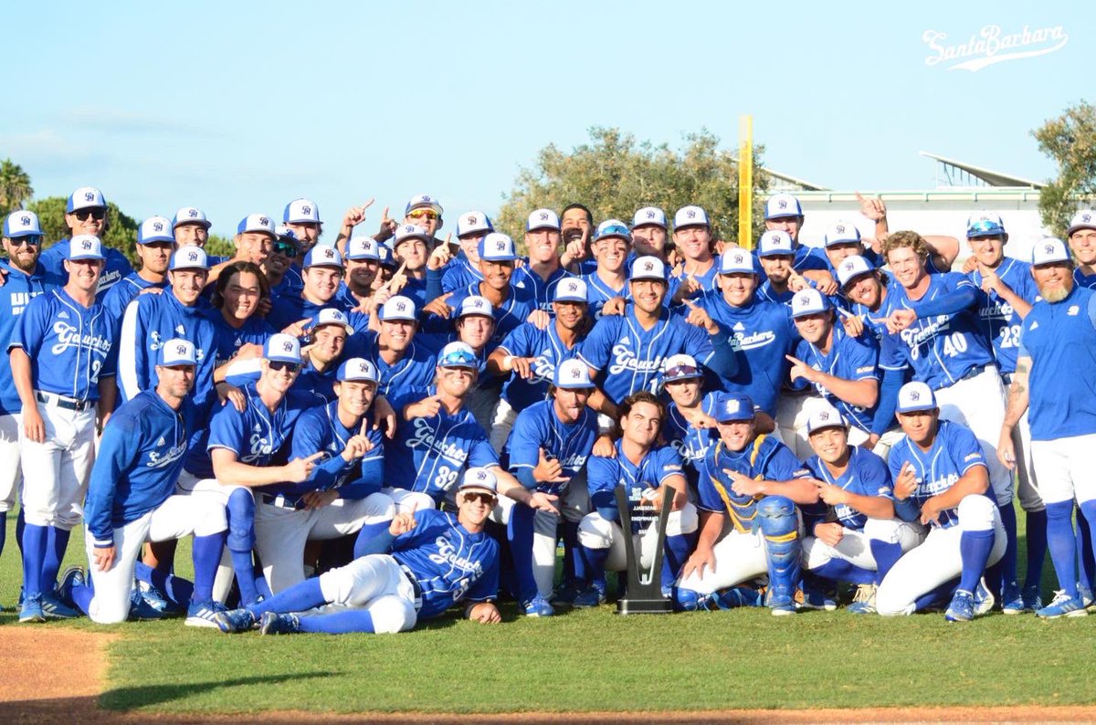 UCSB_Baseball's tweet photo. THE CHOS GET IT DONE AND WIN THE BIG WEST CHAMPIONSHIP TITLE!!!!

#GoChos | #RoadToChOmaha https://t.co/V1xywm6lGd