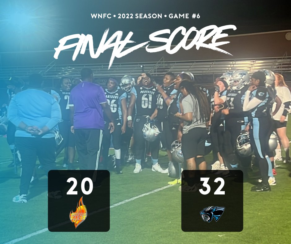 The Panthers end the 2022 season with a win against <a href="/football_heat/">Houston Heat Football</a>. Thank you to all the Panther fans for your support this season!