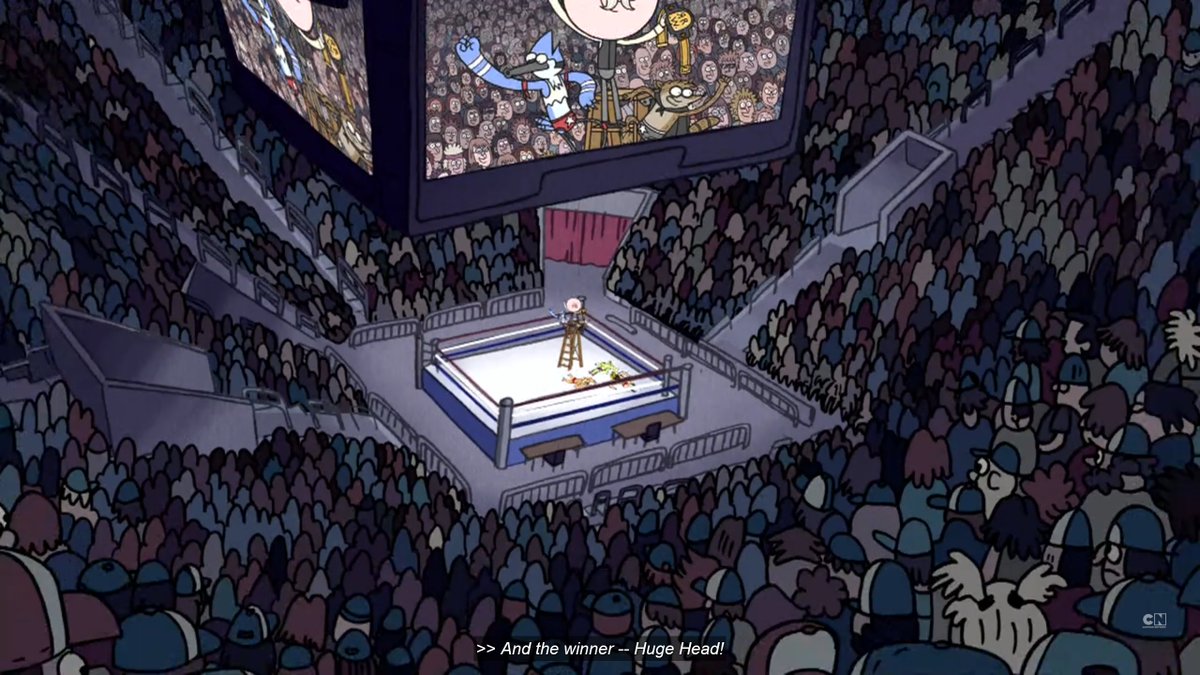 Regular show in 4 tweet media