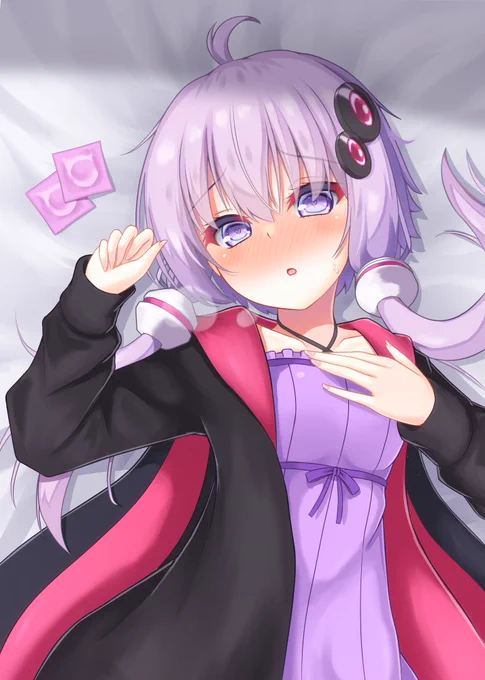 ゆかりさんのえち顔が見たかったのでゴムを用意しベッドへ・・・
#結月ゆかり 