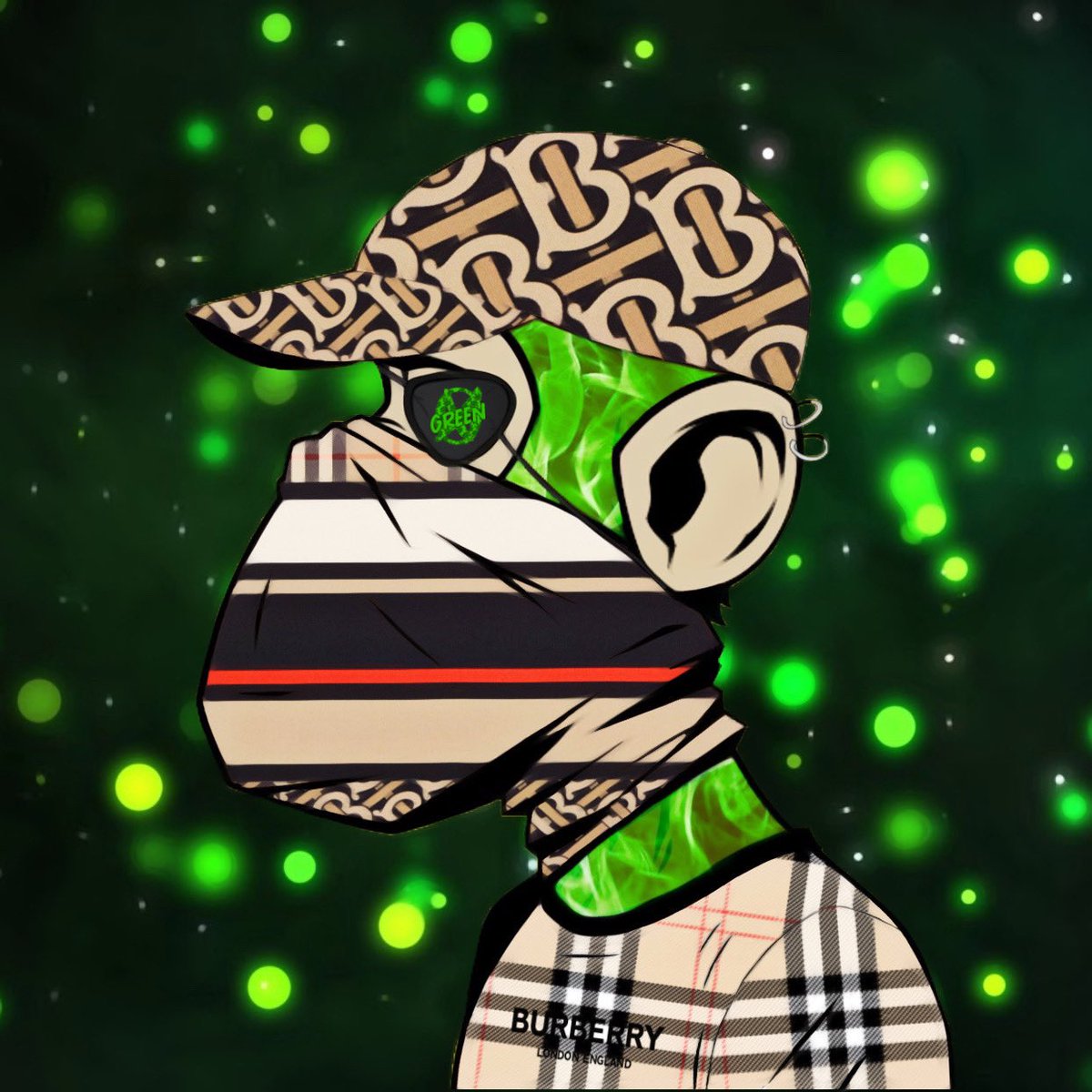 s_k_e_e_z's tweet photo. Gave one of my Apes that good good Burberry drip and some #0xGreen traits 🤷♂️. I got inspired to cook up this dapper guy while on the plane the other day…🤑 • #StayCreating
@0xSocialClub • #0xSocialClub
#NFT #NFTcommunity #NFTart
#NewProfilePic #NewNFTProfilePic https://t.co/hGibljKmSs
