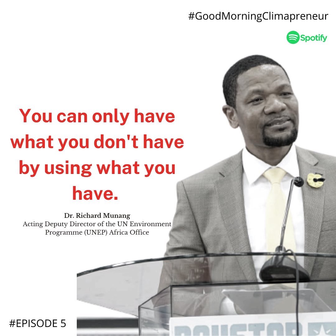 Shweta__dalmia's tweet photo. Don't do it to benefit yourself but to solve a bigger problem that goes beyond yourself, goes beyond your family, goes beyond your village.

@RichardMunang 

https://t.co/woMxgJDBHk

#climapreneur #entrepreneur #startup #ClimateCrisis @join2manish https://t.co/LoZqISVNws