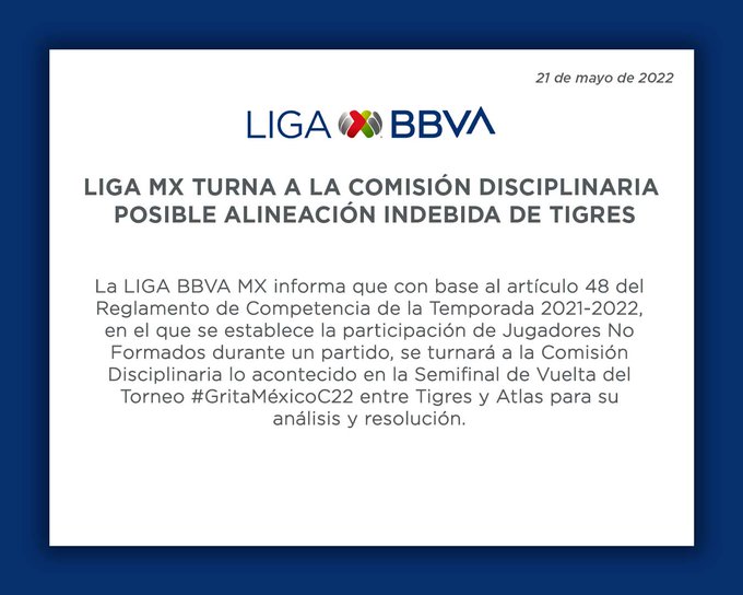 ¿Por qué Tigres tenía alineacion indebida