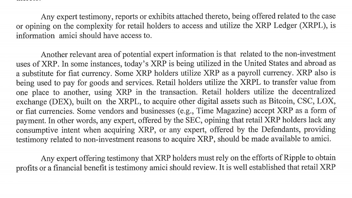 attorneyjeremy1's tweet photo. John Deaton is marching into Court!

The SEC wants an "expert" witness to give testimony about what XRP holders were thinking when they bought XRP.

Deaton represents 67k ACTUAL XRP HOLDERS and wants to present what they were ACTUALLY thinking.

SO of course, the SEC opposes it. https://t.co/NgPHLt8b4t