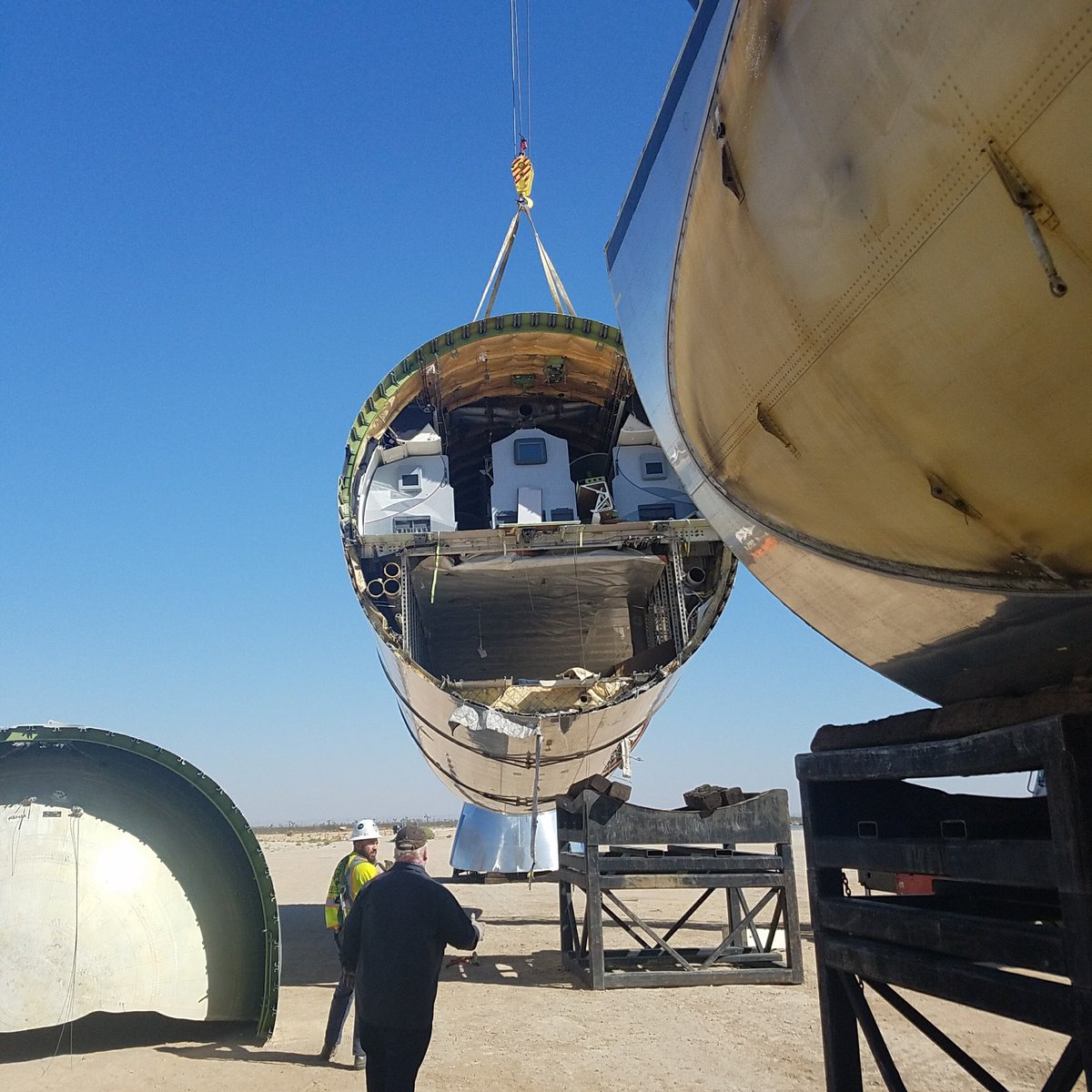 CommunityDex's tweet photo. A contractor of the military purchased this section of the plane to test a new state of the art sealant. Adding to the value of our initial asset. If you invested $1 dollar for one share of our asset it would be worth $5.40 after only one year. https://t.co/OAfYBcrp2c