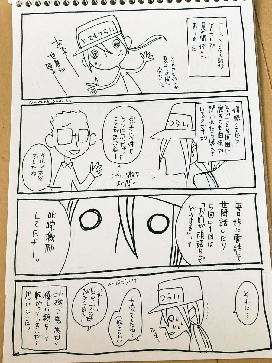 掃除してたら昔描いた漫画が出てきた。 